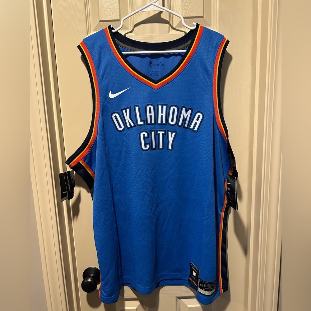 Nike Oklahoma City Thunder Blue Basketball Jersey